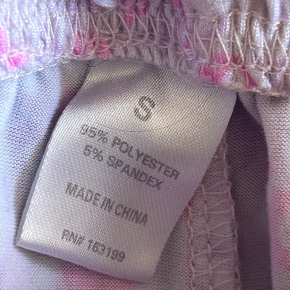 Girls Floral Pink and Purple Skort Sz Small - Picture 4 of 5